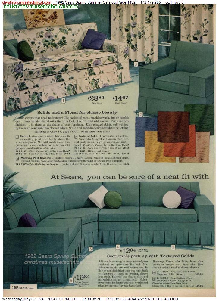 1962 Sears Spring Summer Catalog, Page 1432