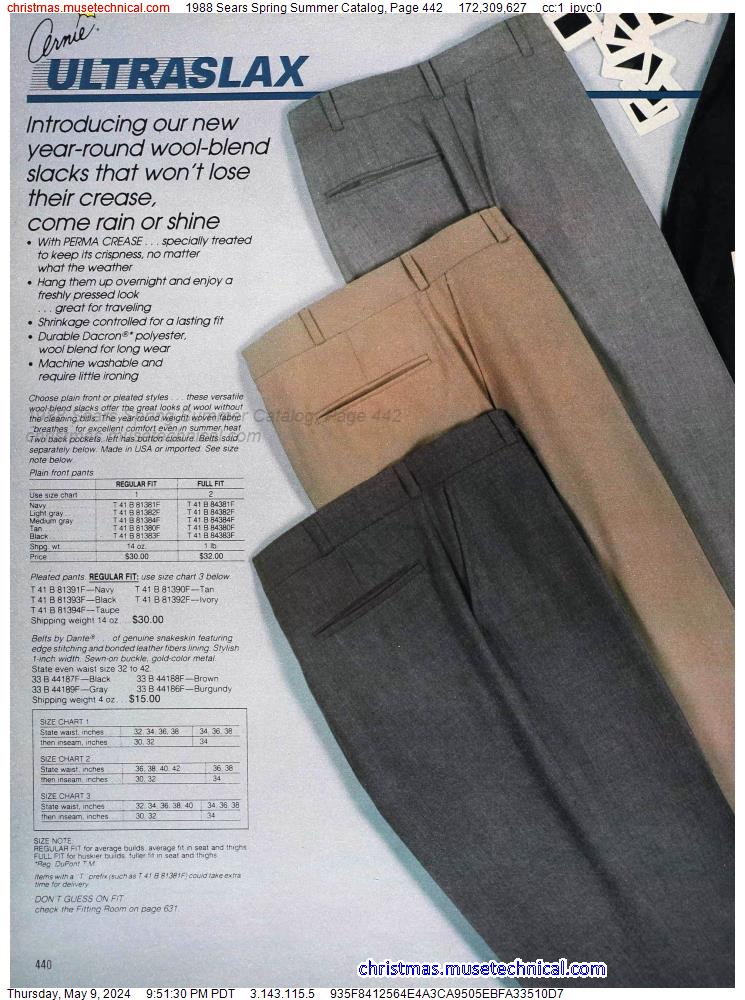 1988 Sears Spring Summer Catalog, Page 442