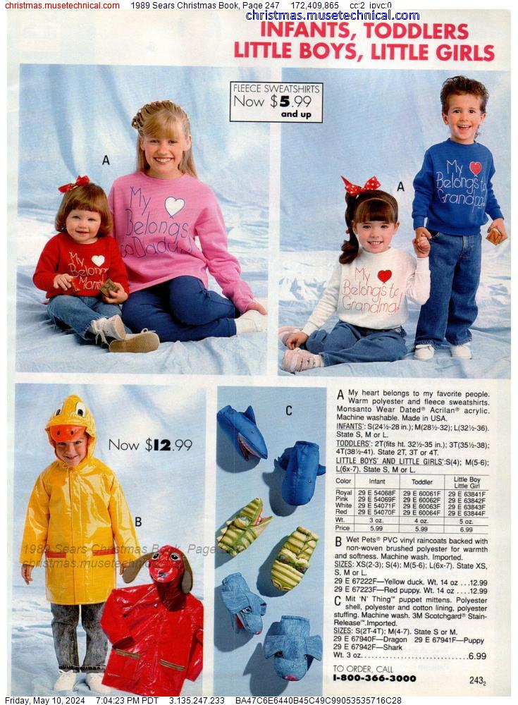 1989 Sears Christmas Book, Page 247