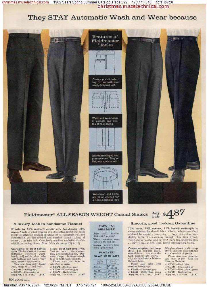 1962 Sears Spring Summer Catalog, Page 592