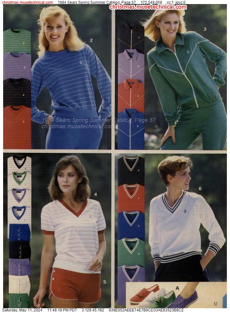 1984 Sears Spring Summer Catalog, Page 57