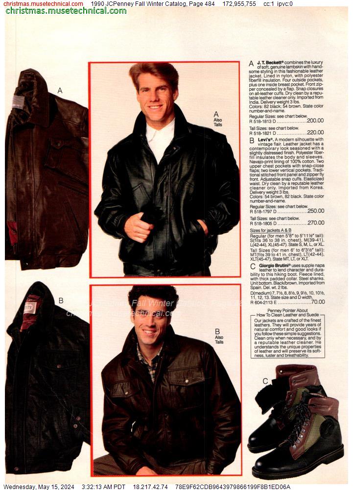 1990 JCPenney Fall Winter Catalog, Page 484