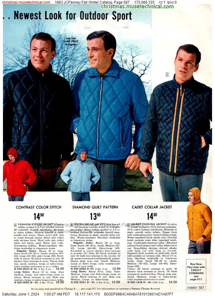 1963 JCPenney Fall Winter Catalog, Page 587