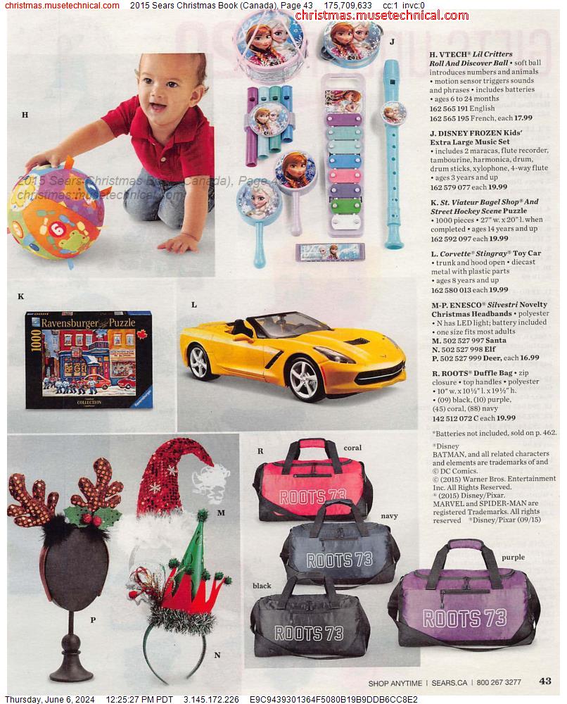 2015 Sears Christmas Book (Canada), Page 43
