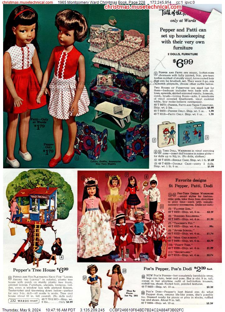1965 Montgomery Ward Christmas Book, Page 228