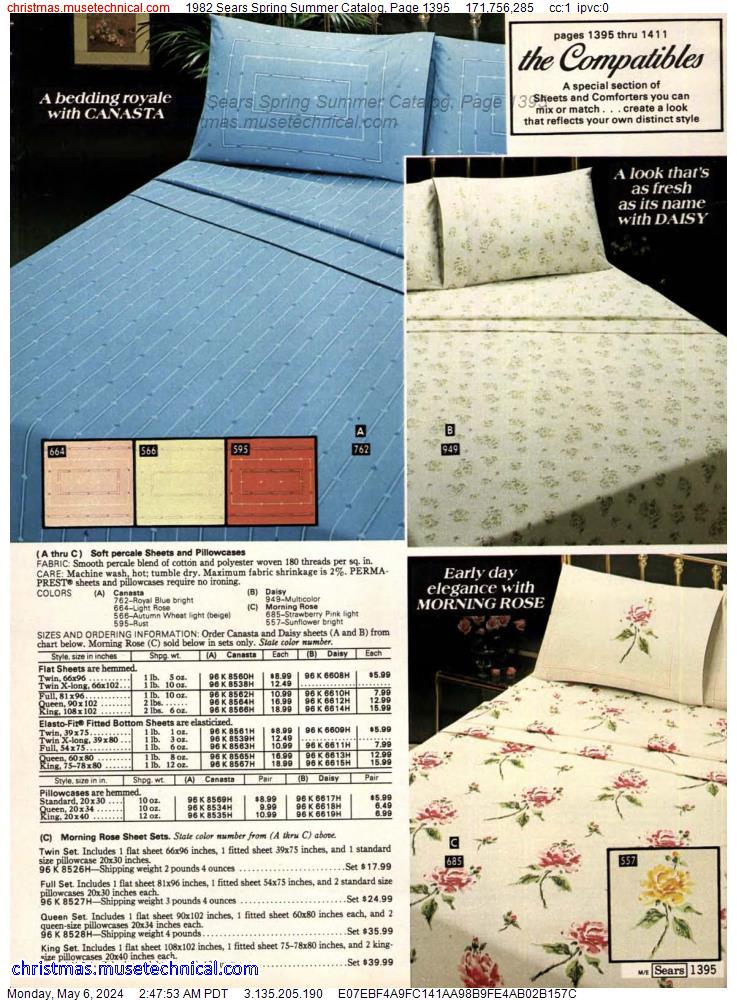 1982 Sears Spring Summer Catalog, Page 1395