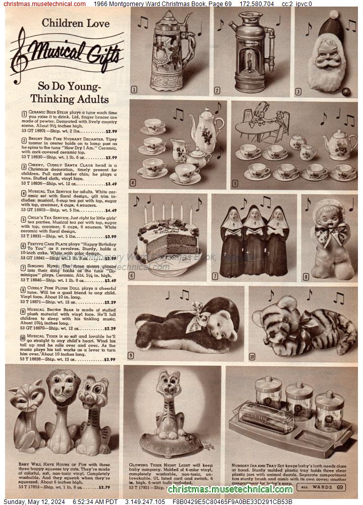 1966 Montgomery Ward Christmas Book, Page 69
