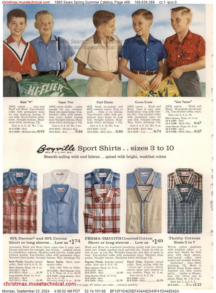 1960 Sears Spring Summer Catalog, Page 468 - Catalogs & Wishbooks