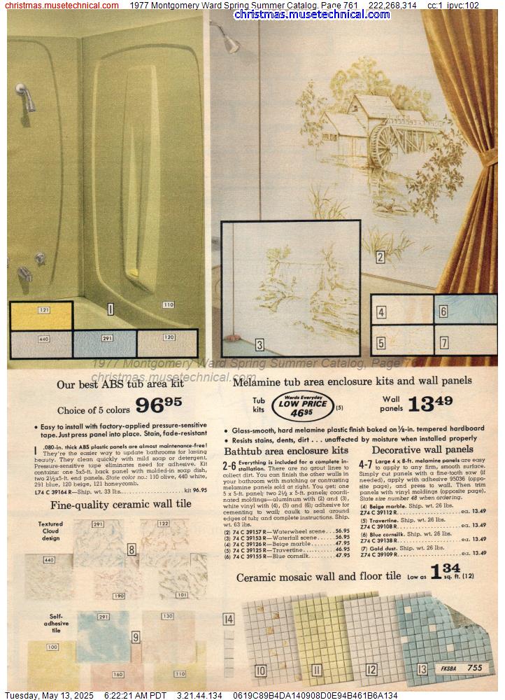 1977 Montgomery Ward Spring Summer Catalog, Page 761
