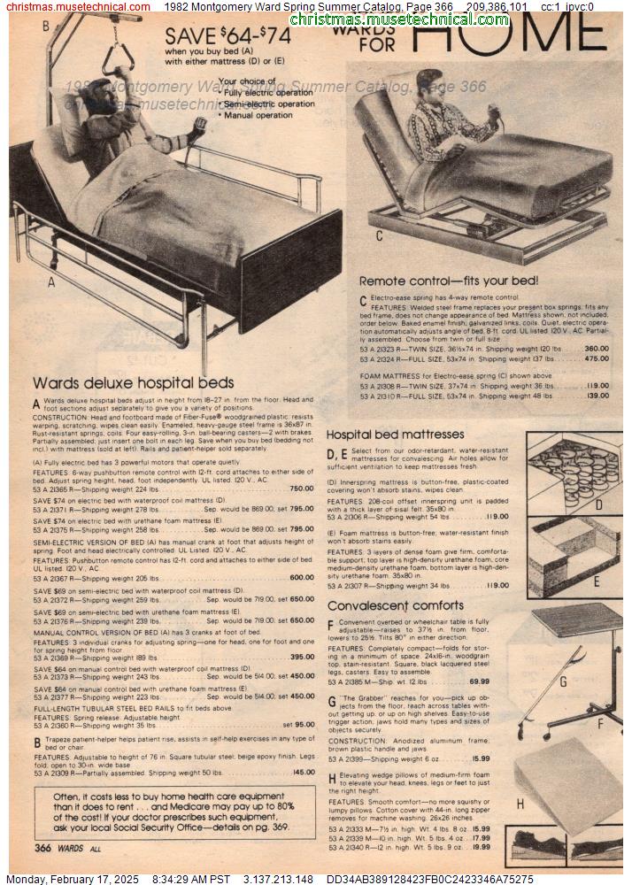 1982 Montgomery Ward Spring Summer Catalog, Page 366