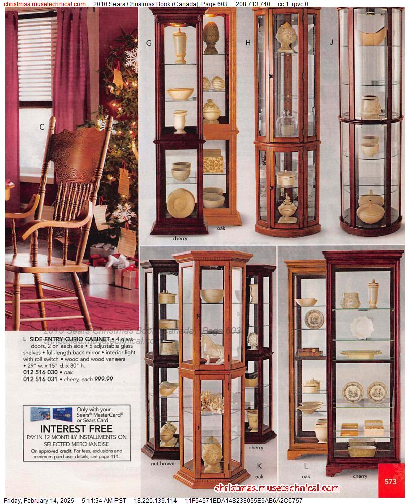 2010 Sears Christmas Book (Canada), Page 603