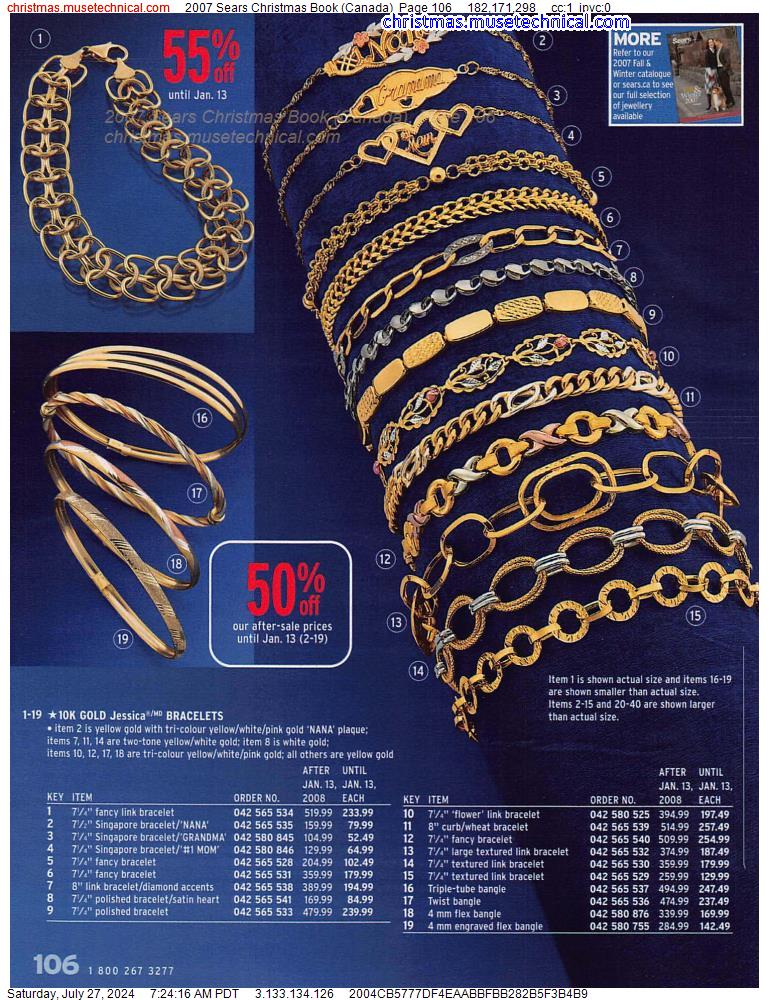 2007 Sears Christmas Book (Canada), Page 106