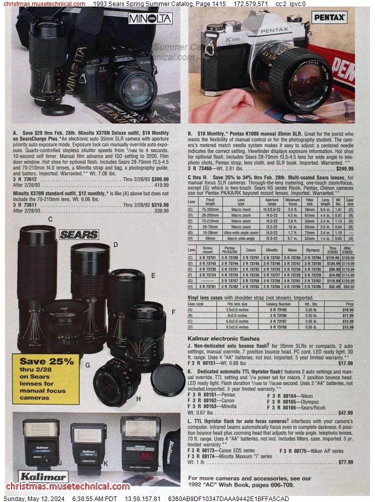 1993 Sears Spring Summer Catalog, Page 1415