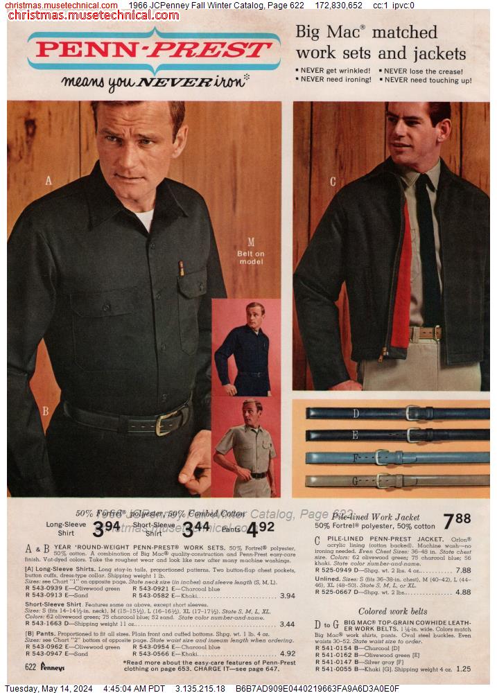 1966 JCPenney Fall Winter Catalog, Page 622
