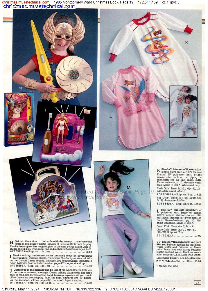 1985 Montgomery Ward Christmas Book, Page 19