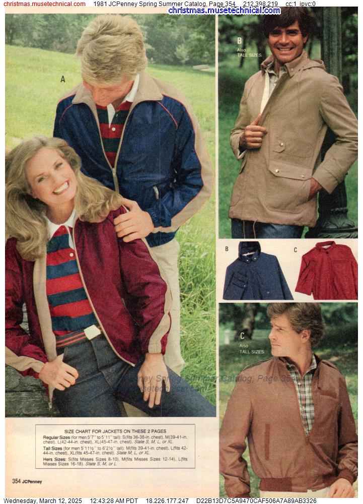 1981 JCPenney Spring Summer Catalog, Page 354