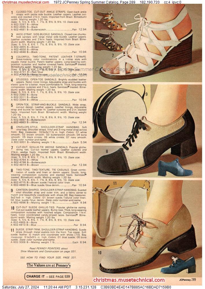 1972 JCPenney Spring Summer Catalog, Page 289