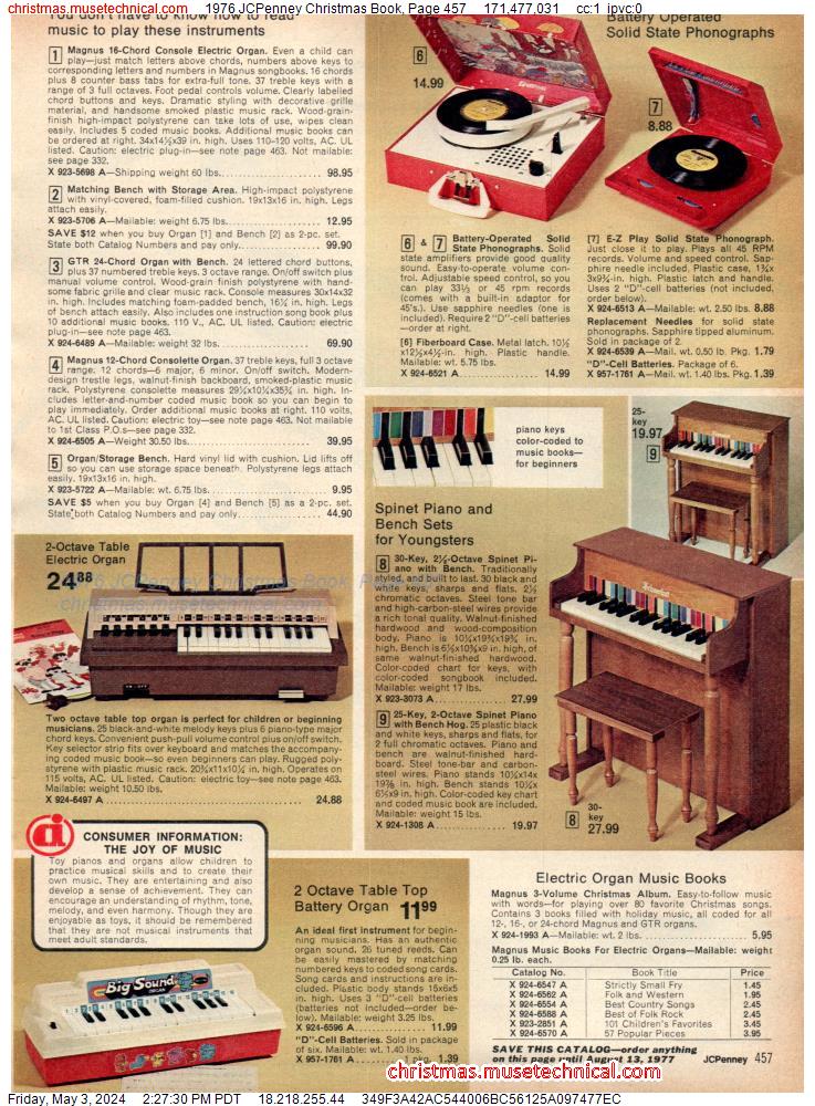 1976 JCPenney Christmas Book, Page 457