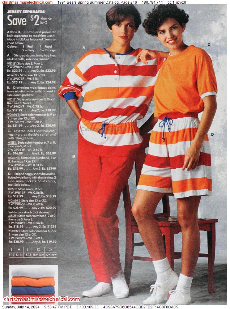 1991 Sears Spring Summer Catalog, Page 246