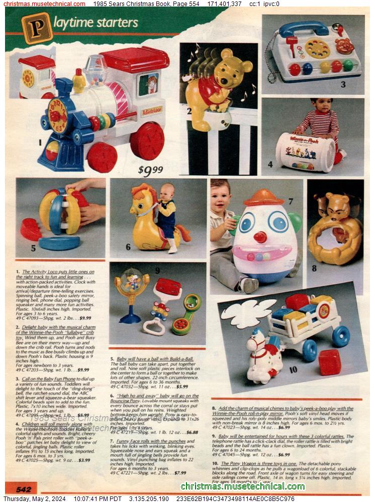 1985 Sears Christmas Book, Page 554