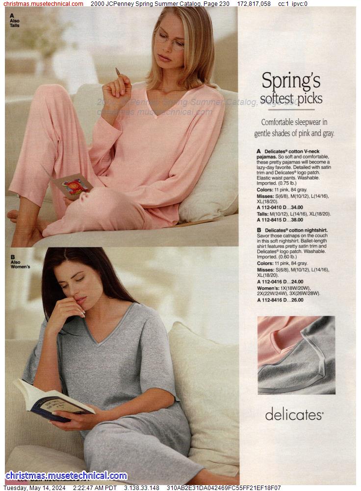 2000 JCPenney Spring Summer Catalog, Page 230