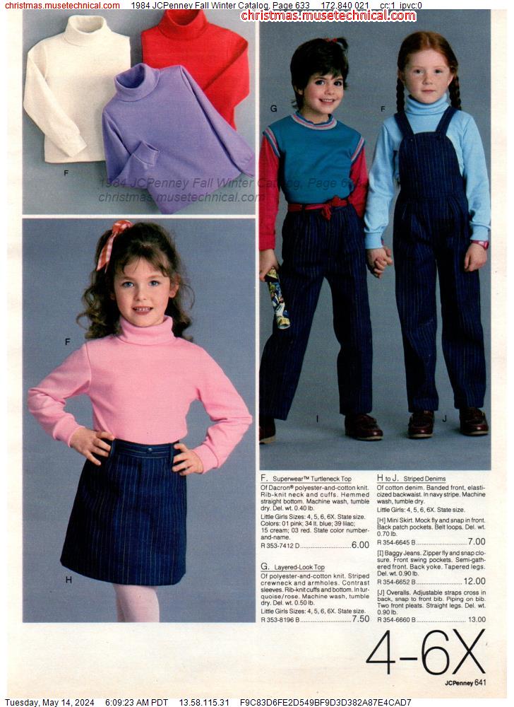 1984 JCPenney Fall Winter Catalog, Page 633