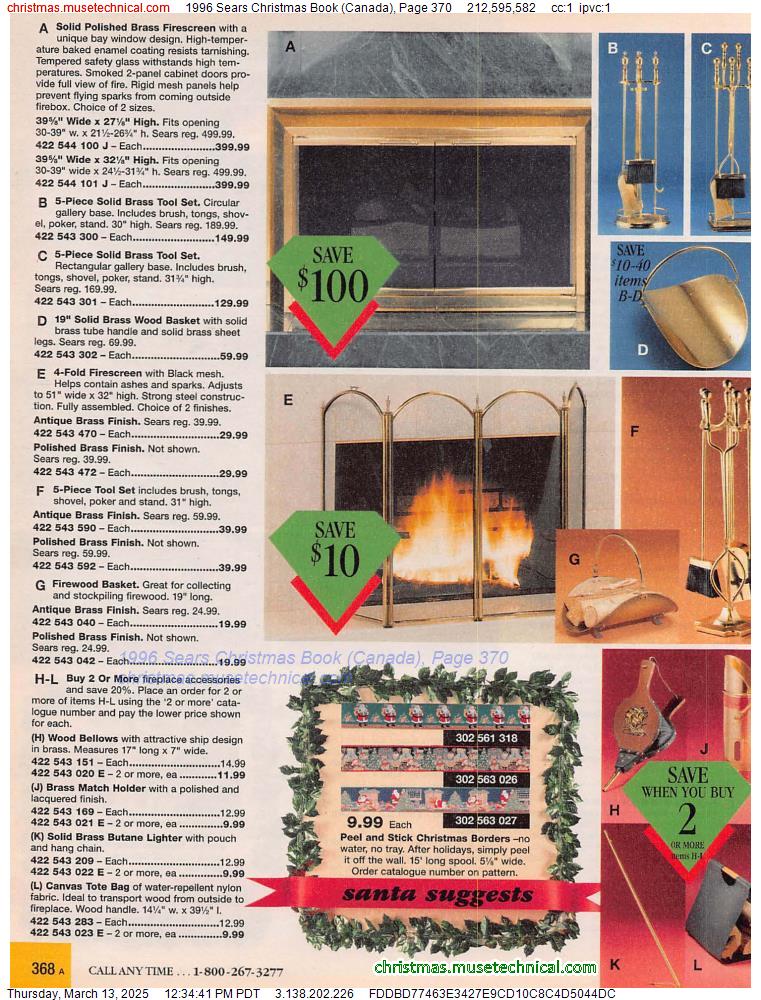 1996 Sears Christmas Book (Canada), Page 370