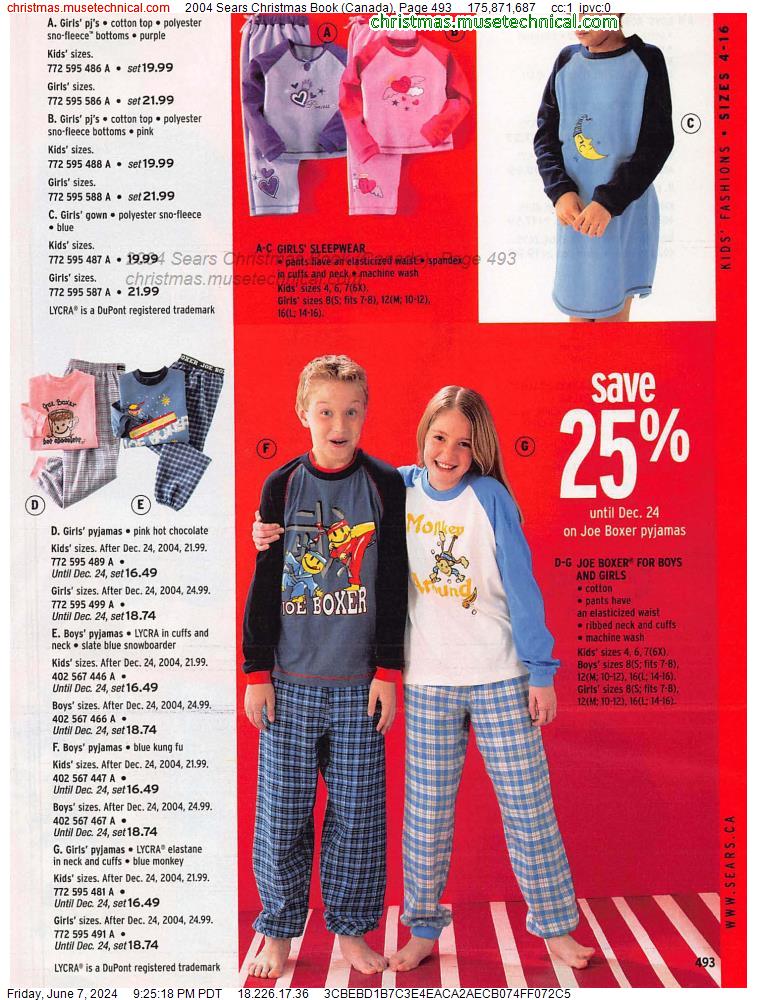 2004 Sears Christmas Book (Canada), Page 493
