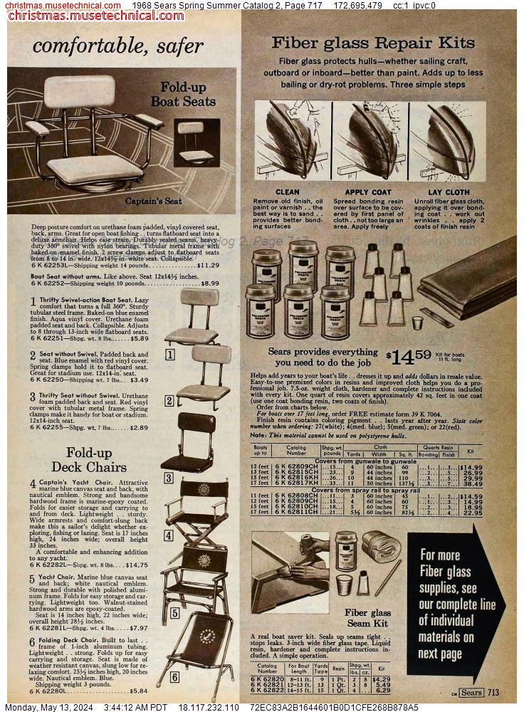 1968 Sears Spring Summer Catalog 2, Page 717