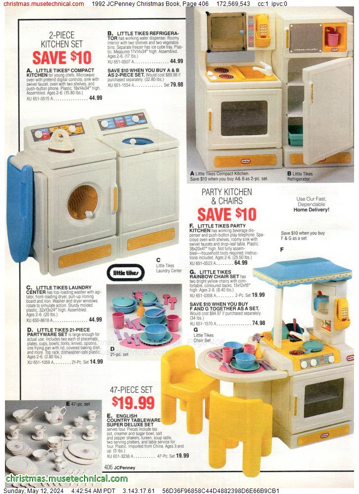 1992 JCPenney Christmas Book, Page 406