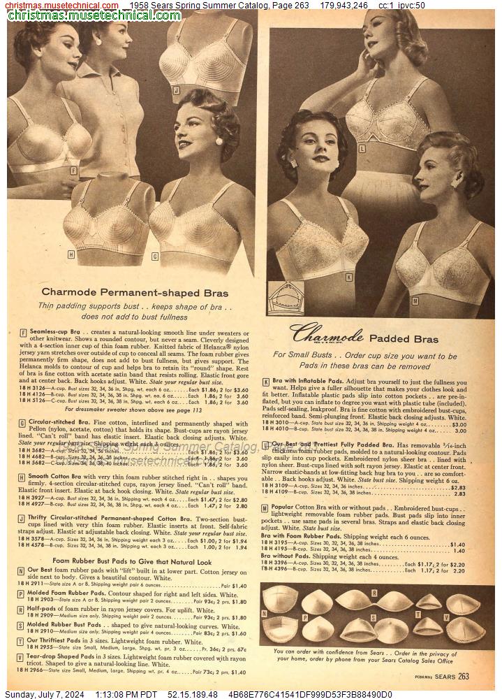 1958 Sears Spring Summer Catalog, Page 263