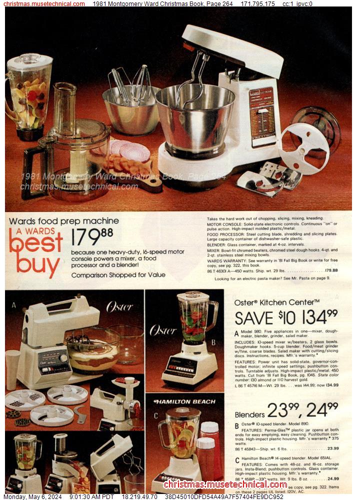 1981 Montgomery Ward Christmas Book, Page 264