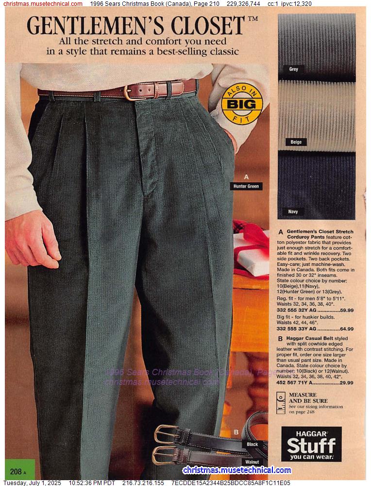 1996 Sears Christmas Book (Canada), Page 210