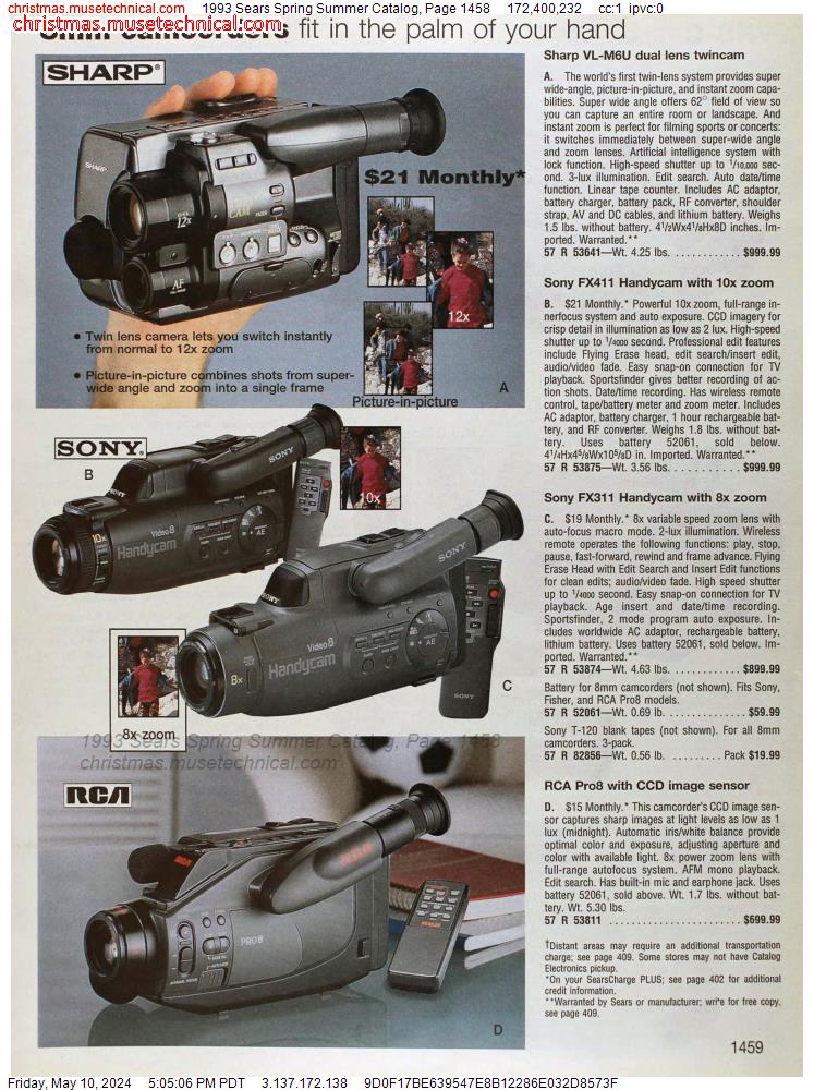 1993 Sears Spring Summer Catalog, Page 1458