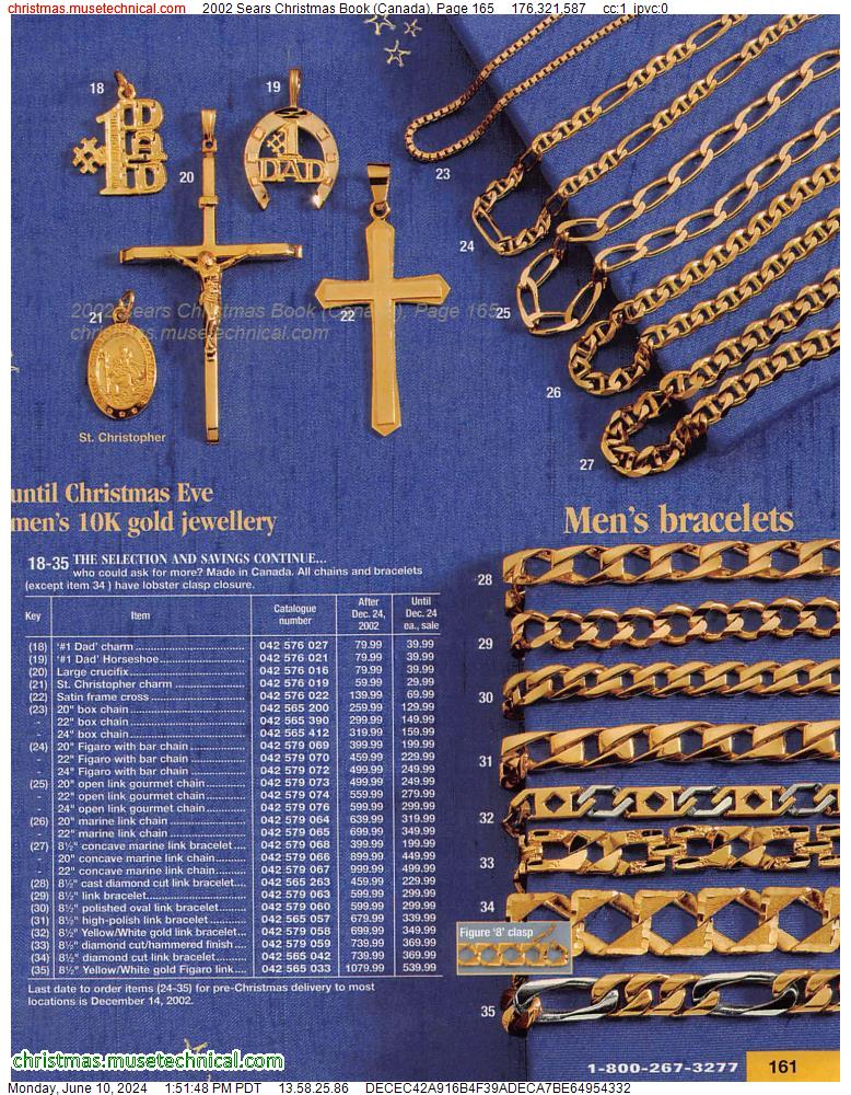 2002 Sears Christmas Book (Canada), Page 165