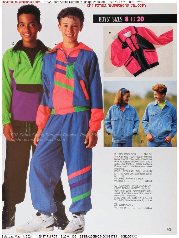 1992 Sears Spring Summer Catalog, Page 306