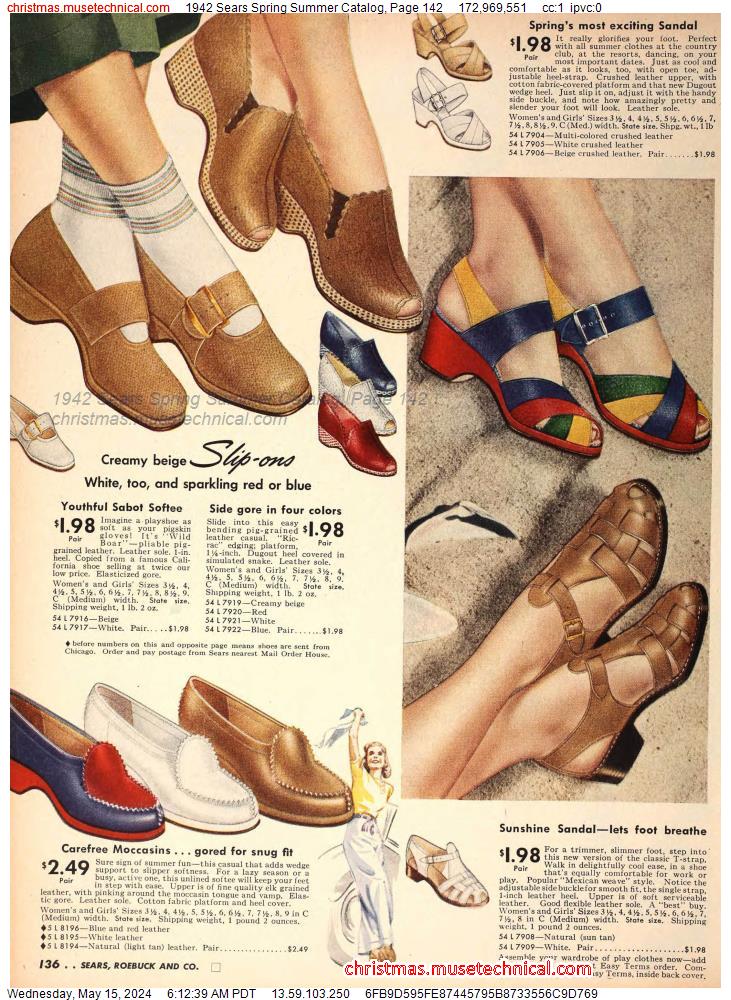 1942 Sears Spring Summer Catalog, Page 142