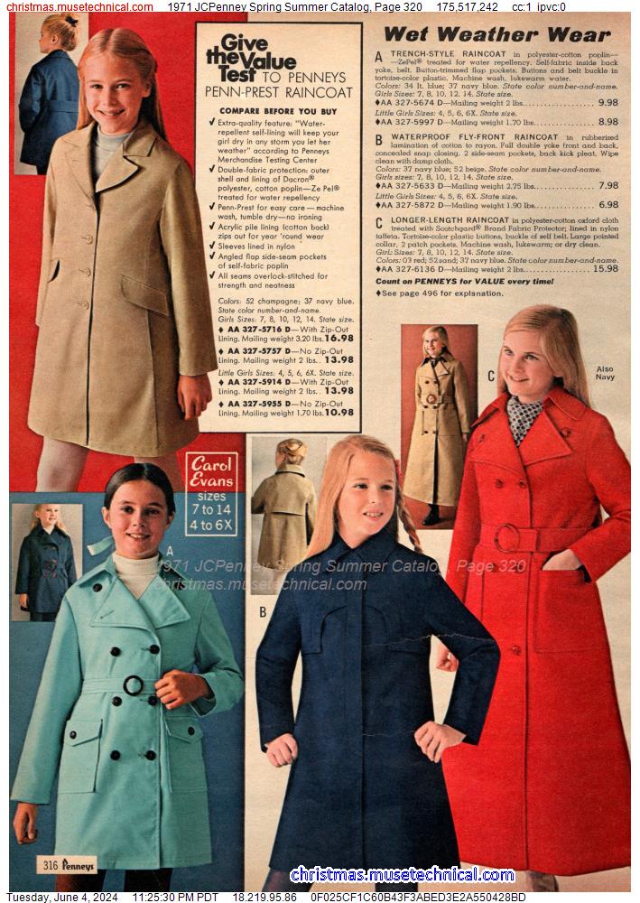 1971 JCPenney Spring Summer Catalog, Page 320