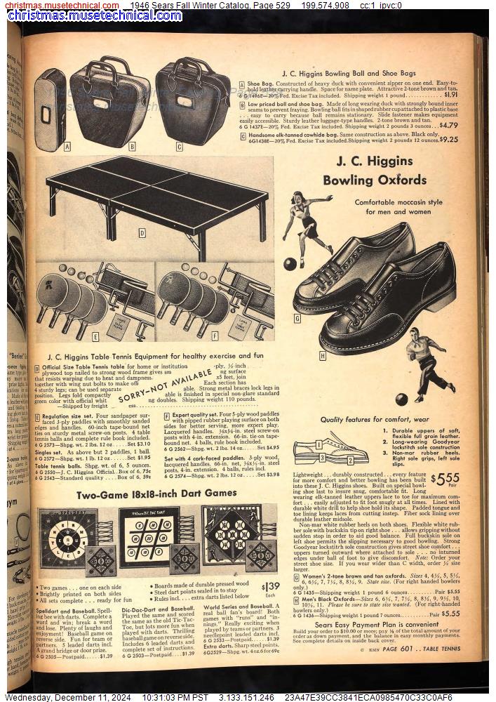 1946 Sears Fall Winter Catalog, Page 529