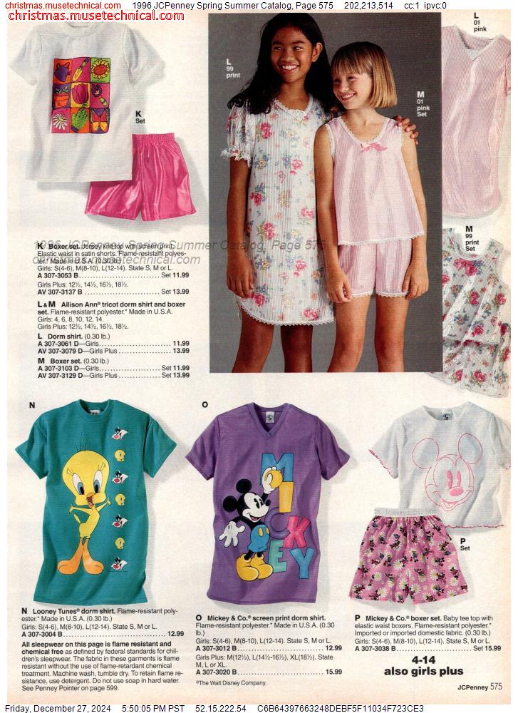 1996 JCPenney Spring Summer Catalog, Page 575