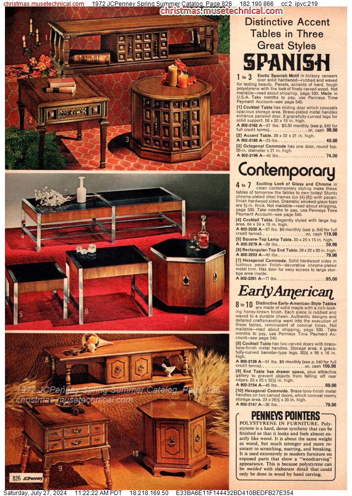 1972 JCPenney Spring Summer Catalog, Page 826
