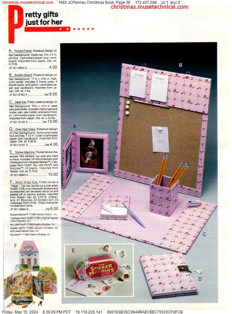 1985 JCPenney Christmas Book, Page 36