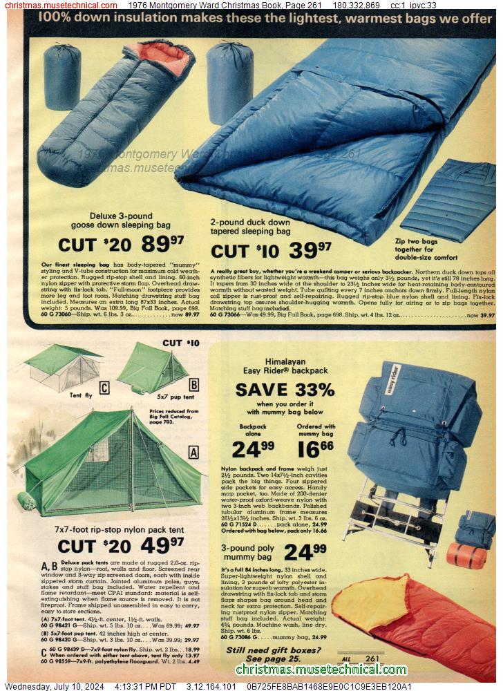 1976 Montgomery Ward Christmas Book, Page 261