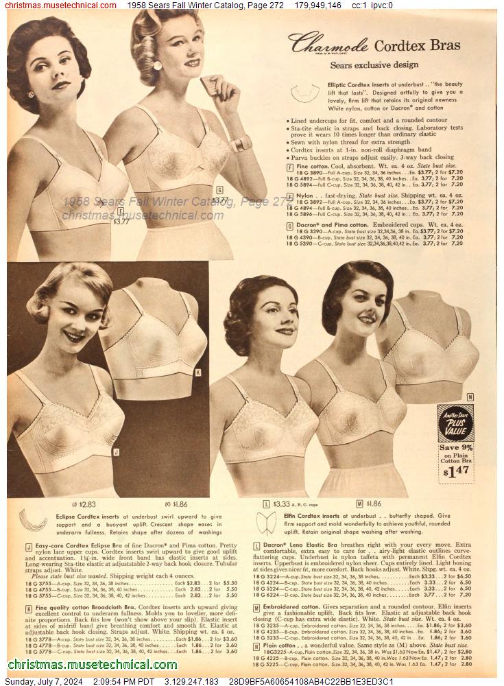 1958 Sears Fall Winter Catalog, Page 272
