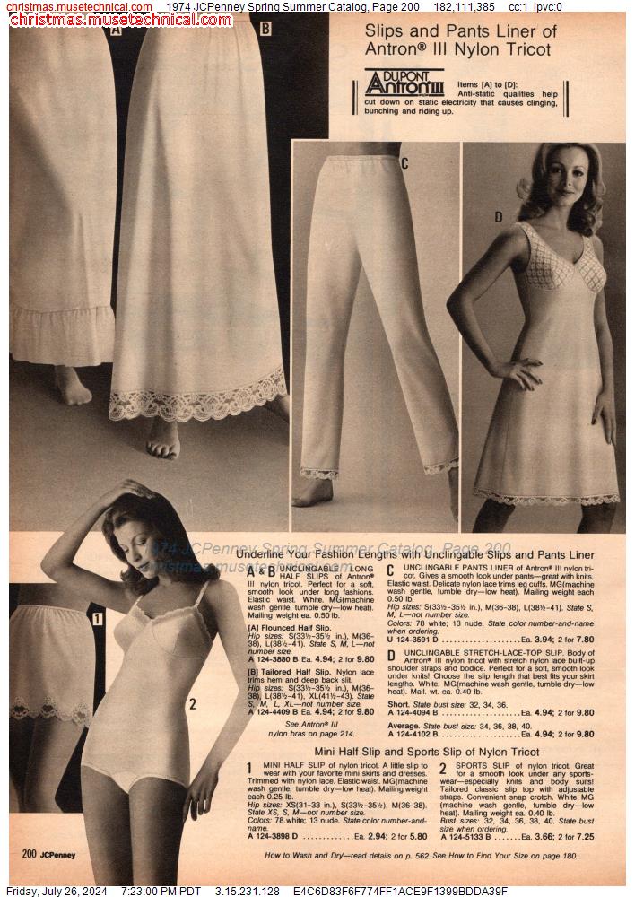 1974 JCPenney Spring Summer Catalog, Page 200