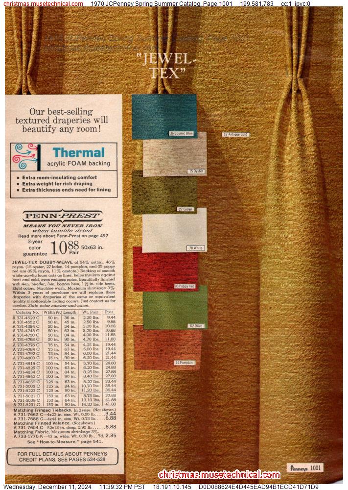 1970 JCPenney Spring Summer Catalog, Page 1001