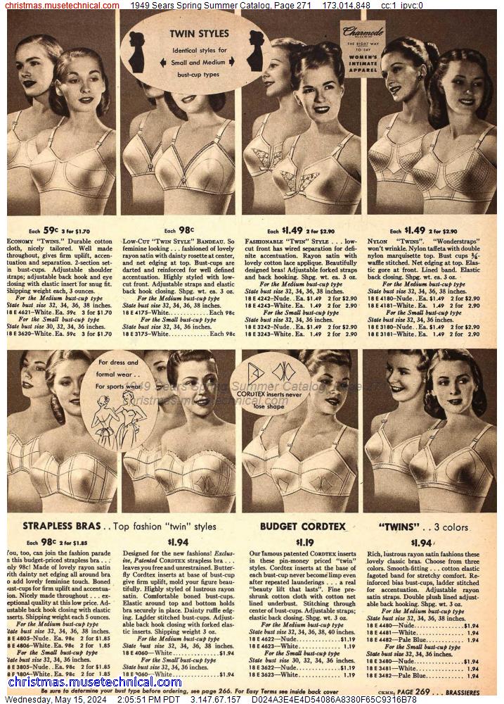 1949 Sears Spring Summer Catalog, Page 271