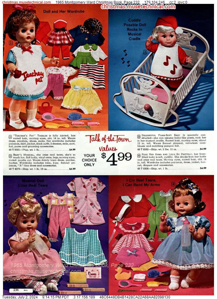 1965 Montgomery Ward Christmas Book, Page 232