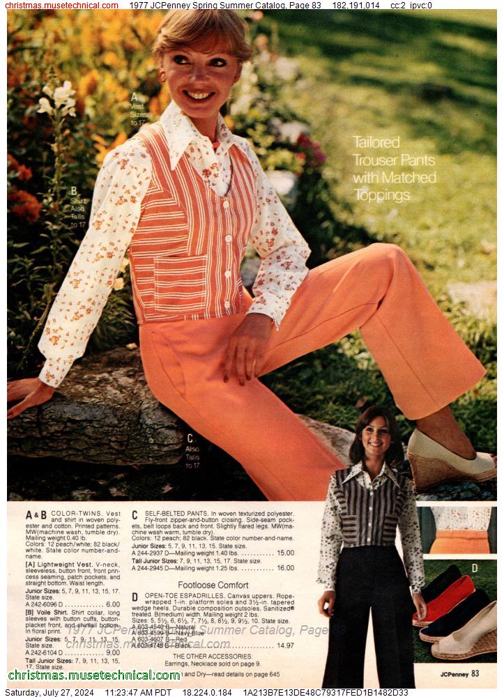 1977 JCPenney Spring Summer Catalog, Page 83