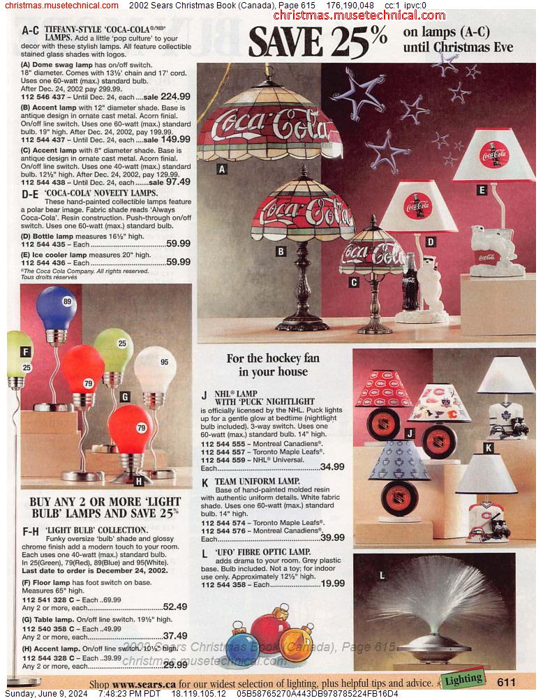 2002 Sears Christmas Book (Canada), Page 615